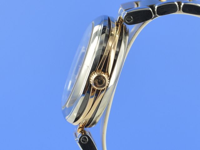 Omega De Ville Ladymatic Stahl/Rotgold