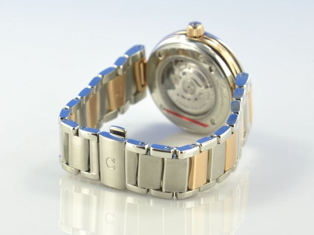 Omega De Ville Ladymatic Stahl/Rotgold