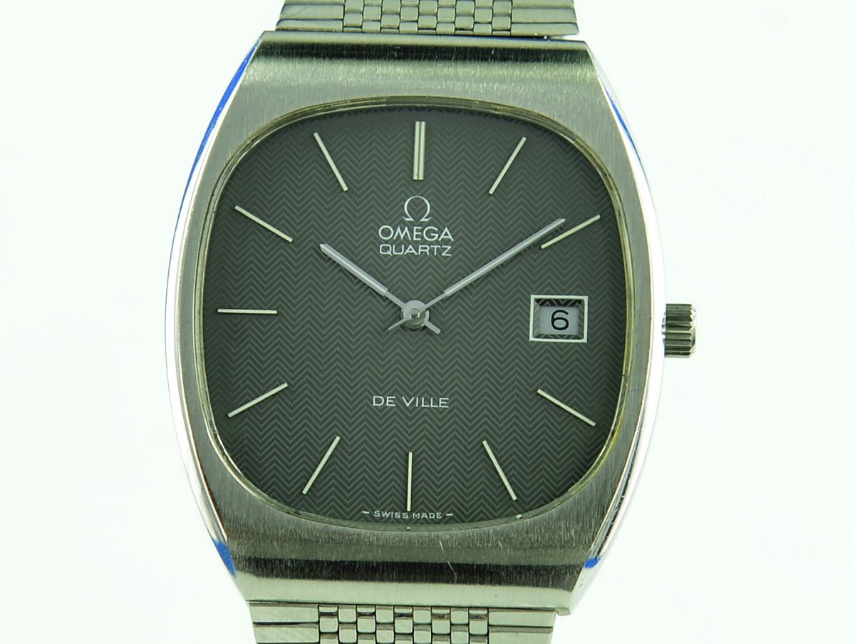 Omega De Ville Grey Special Dial Rare Quartz REF. 192.0029