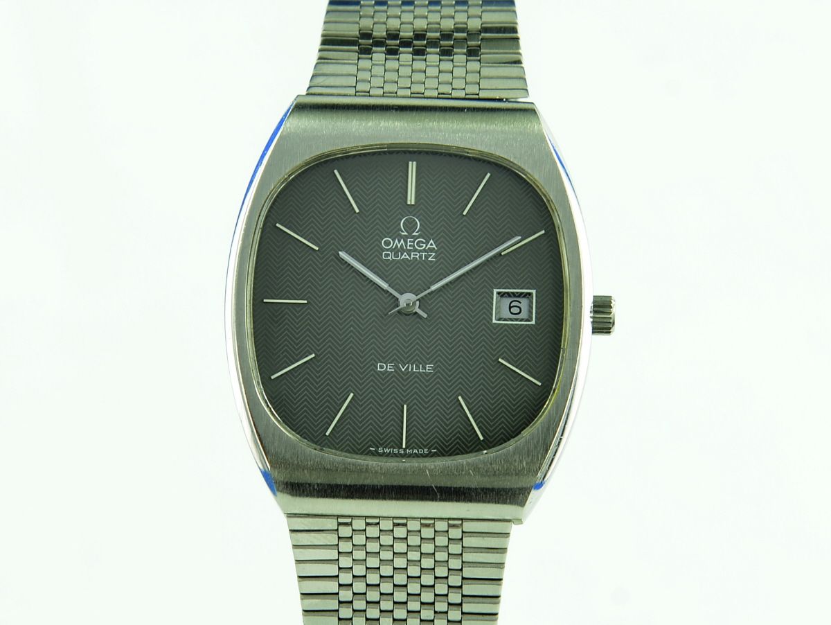 Omega De Ville Grey Special Dial Rare Quartz REF. 192.0029