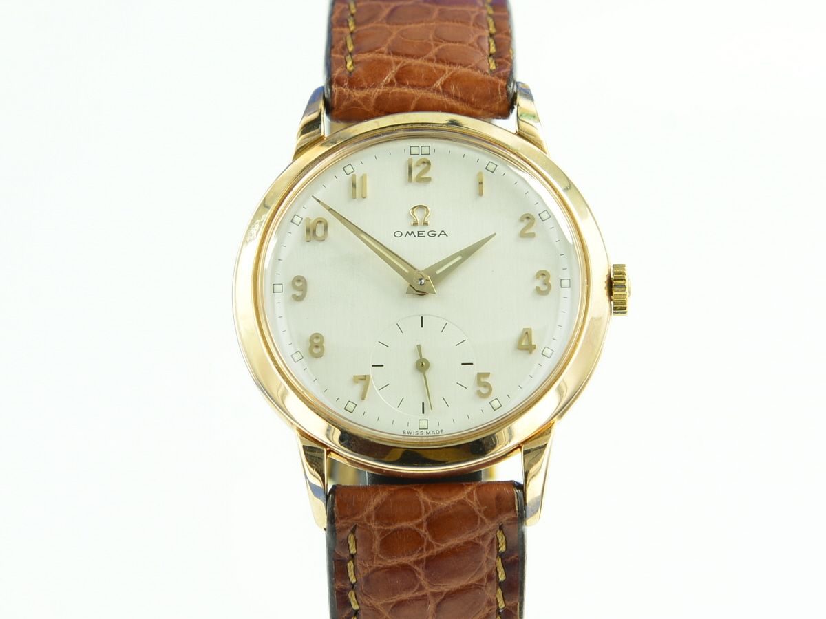 Omega Handaufzug Herren 750 / 18kt. Gold cal. 266