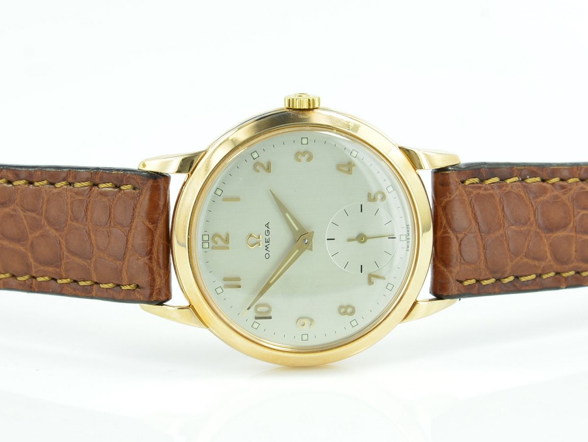 Omega Handaufzug Herren 750 / 18kt. Gold cal. 266