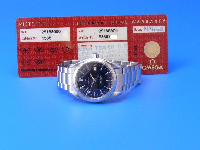 Omega Seamaster Aqua-Terra 150M Quarz Blue Dial