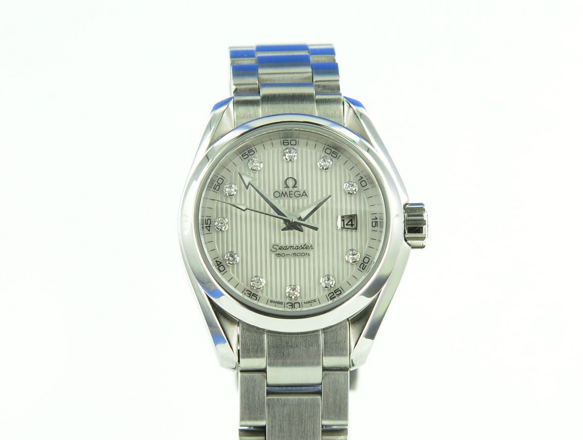 Omega Seamaster Aqua Terra 150M Quarz Lady Diamond