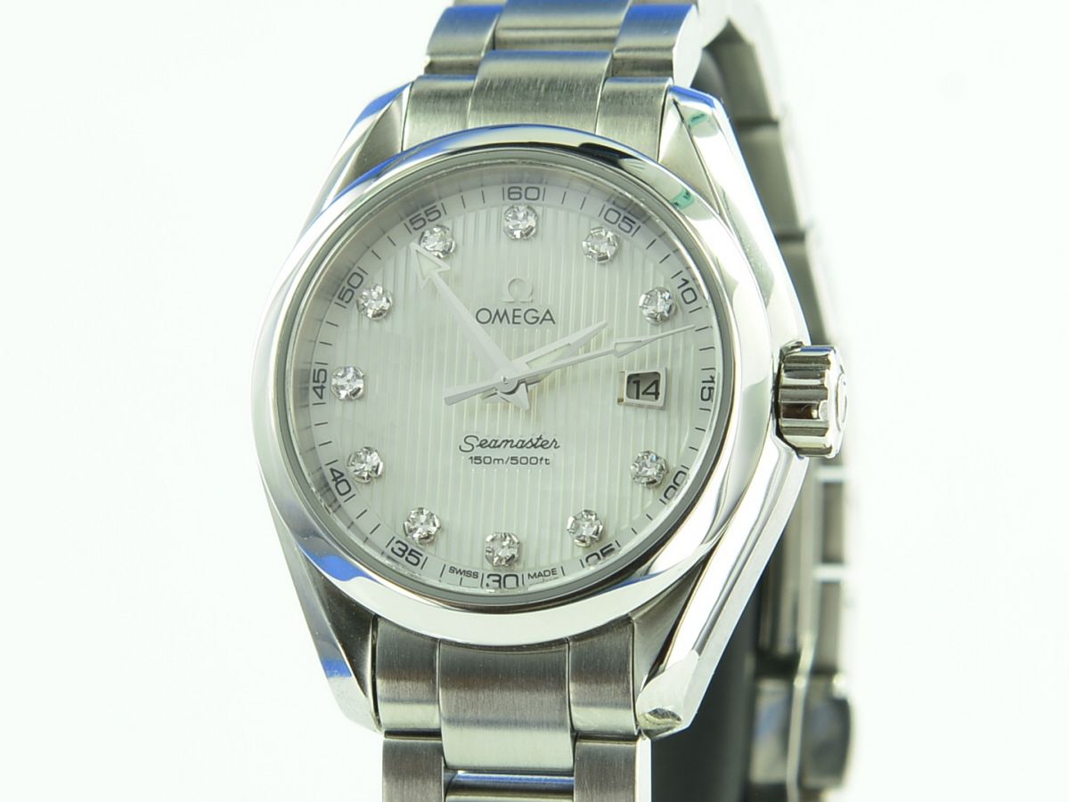 Omega Seamaster Aqua Terra 150M Quarz Lady Diamond