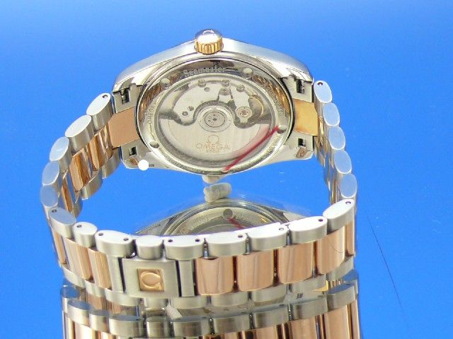 Omega Seamaster Aqua-Terra Mid Size Stahl/Rotgold