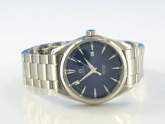 Omega Seamaster Aqua-Terra Quarz 39,2mm blue