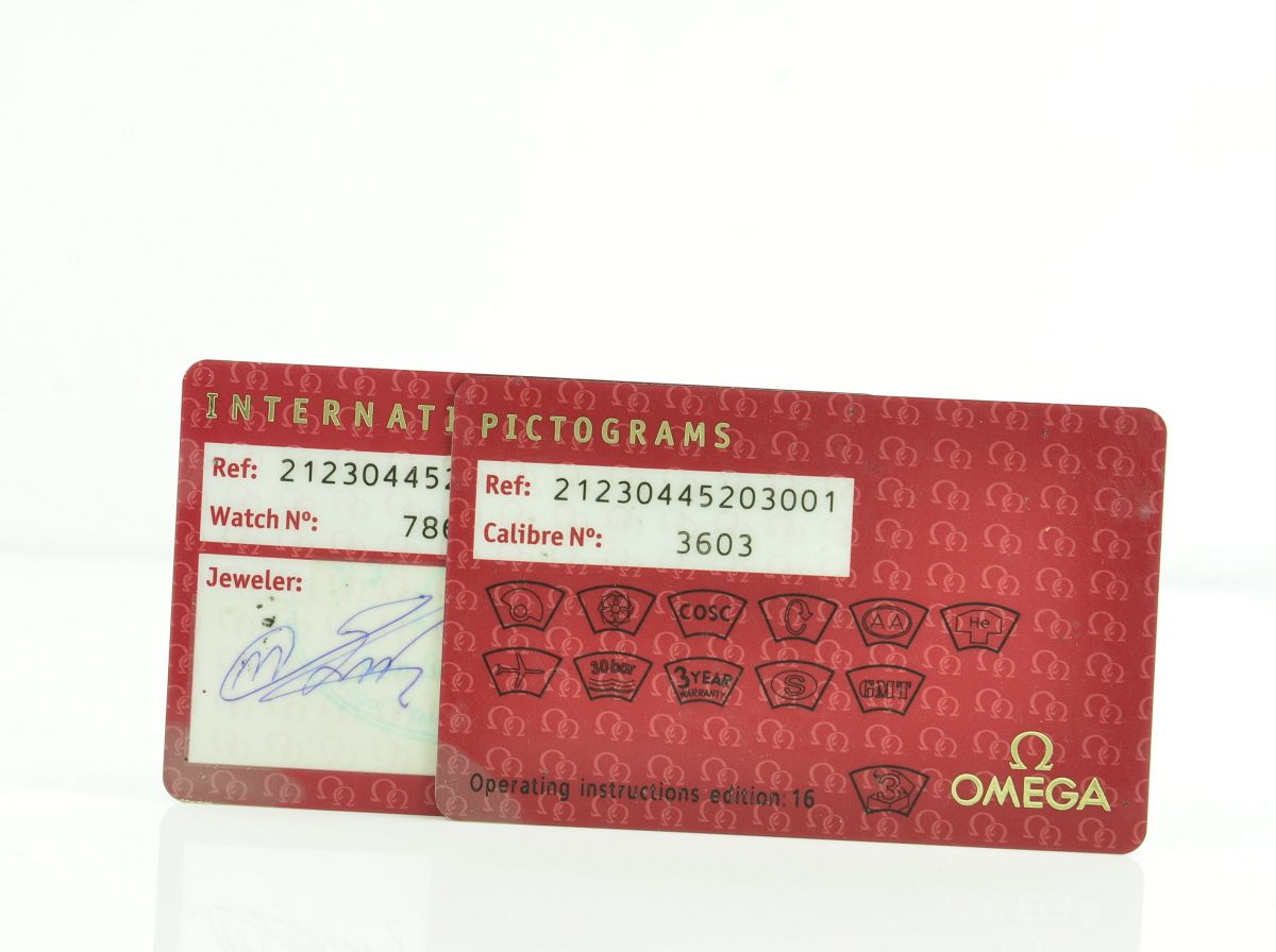 Omega Seamaster Chronograph Blue Dial GMT