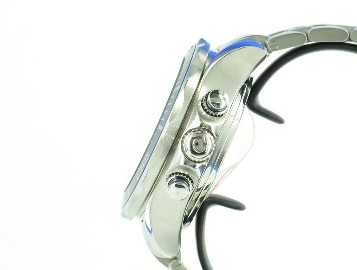 Omega Seamaster Chronograph Blue Dial GMT