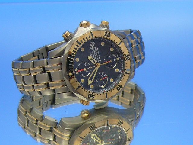 Omega Seamaster Diver 300 Chrono Titan/Rosgold