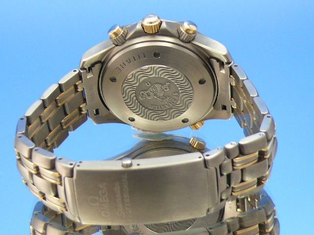 Omega Seamaster Diver 300 Chronograph Titan Gelbgold