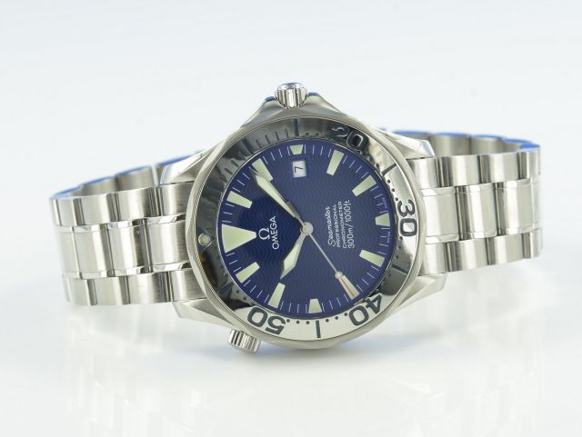 Omega Seamaster Diver 300M Blue Dial Automatik