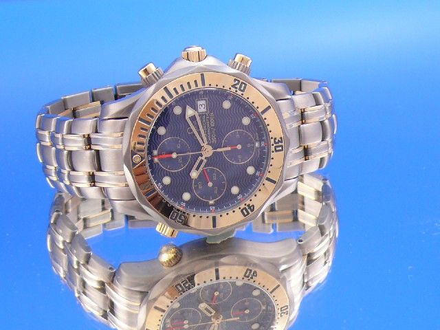 Omega Seamaster Diver 300M Chronograph Titan/Gold