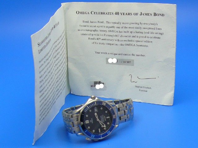 Omega Seamaster Diver 300M James Bond 007 Edition