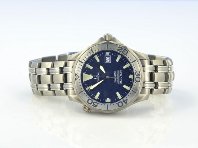 Omega Seamaster Diver 300M Titan Blue Dial