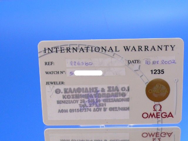 Omega Seamaster Diver 300m Blue Dial Quarz