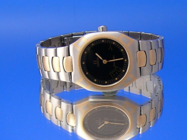 Omega Seamaster Multifunktion Stahl mit 750/- Goldeinlagen