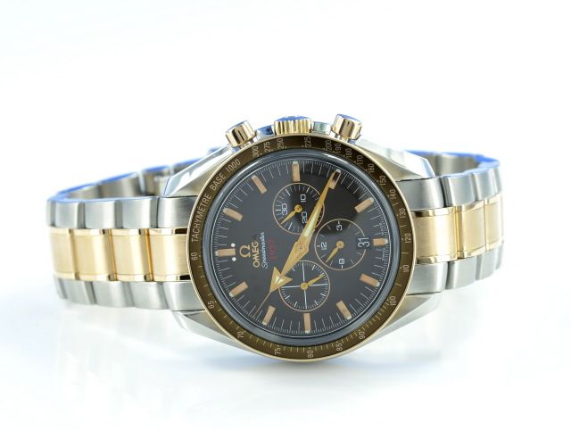 Omega Speedmaster Broad Arrow 1957 Rotgold/Edelstahl