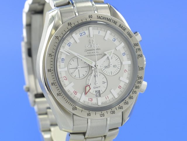 omega speedmaster broad arrow gmt