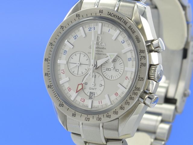 omega speedmaster broad arrow gmt