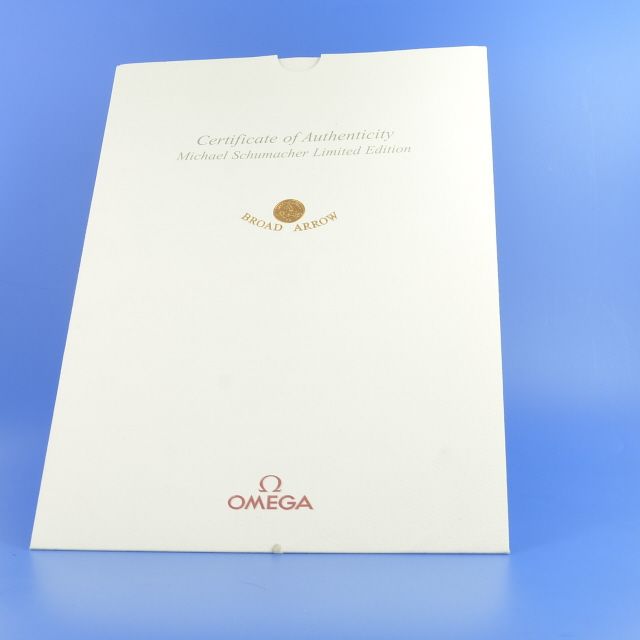 Omega Speedmaster Broad Arrow Michael Schumacher 18K Rose Limited