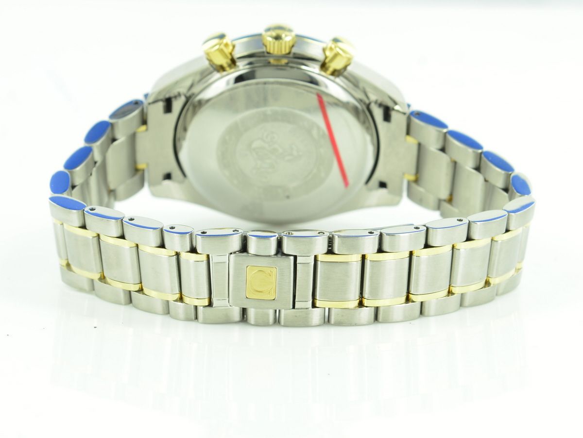 Omega Speedmaster Chronograph Stahl/Gold