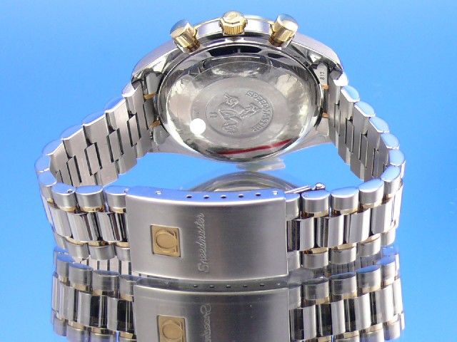 Omega Speedmaster Date Chronograph Stahl/Gold