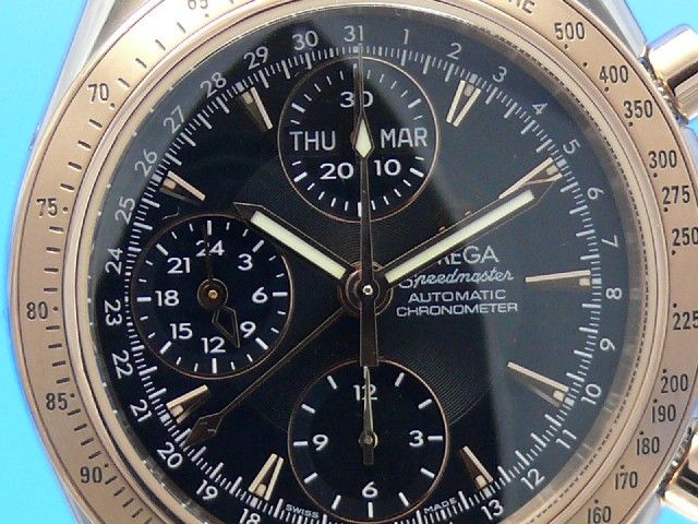 Omega Speedmaster Day/Date Stahl/Rotgold UVP 5.200