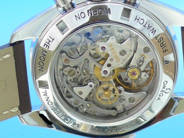 Omega Speedmaster Moonwatch Glasboden