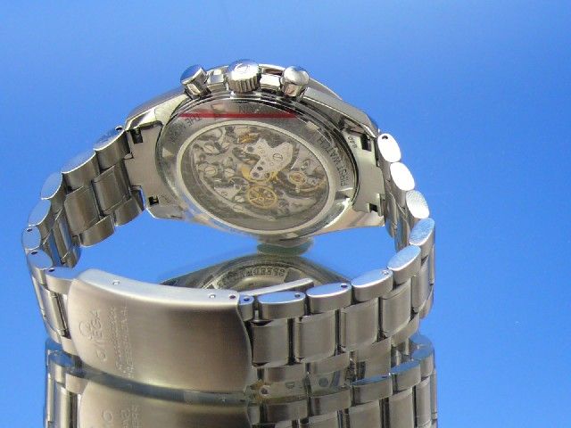 Omega Speedmaster Moonwatch Glasboden