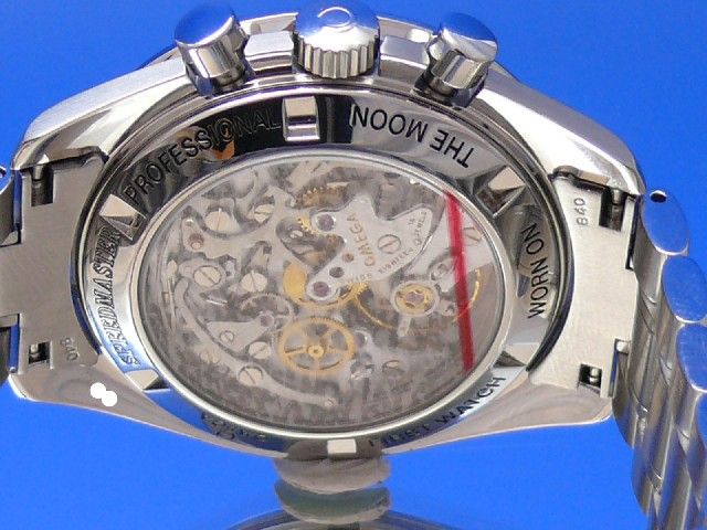 Omega Speedmaster Moonwatch Glasboden