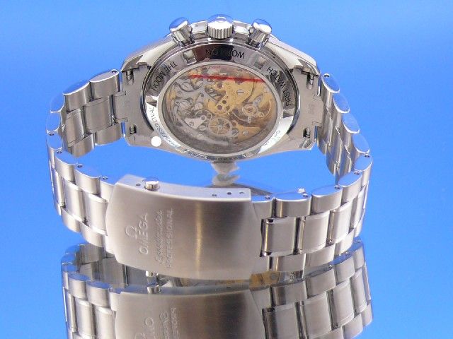 Omega Speedmaster Moonwatch Glasboden
