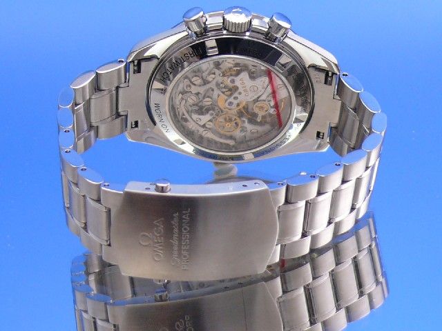 Omega Speedmaster Moonwatch Glasboden