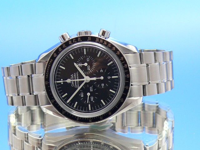 Omega Speedmaster Moonwatch Saphirglas/Glasboden