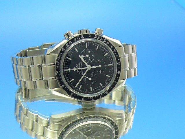 Omega Speedmaster Moonwatch Saphirglas/Glasboden