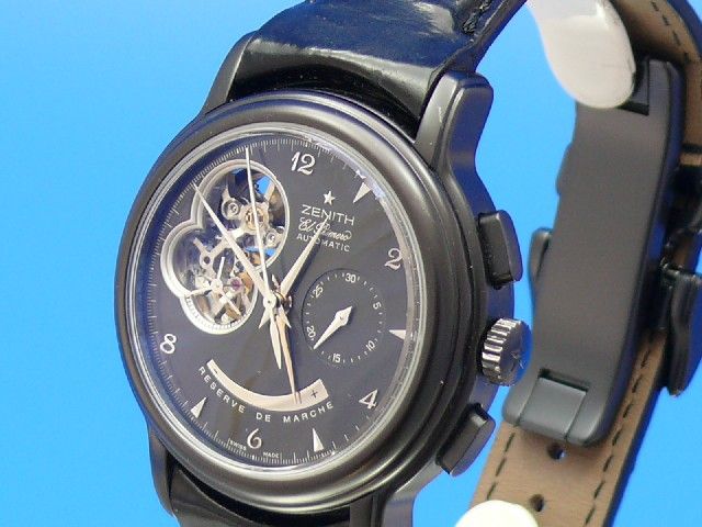 Zenith El Primero Chronomaster T Open - Black PVD LP.11.200