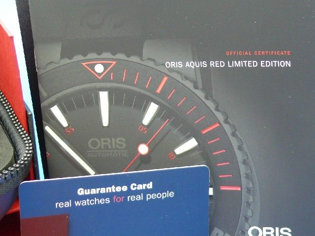 Oris Aquis Red Limited Edition