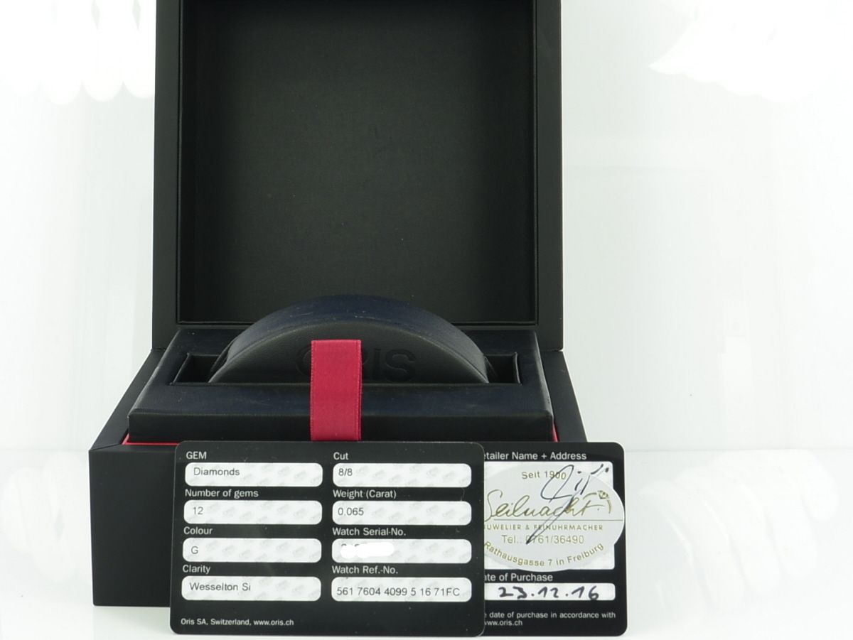 Oris Artelier Date Diamonds Lady