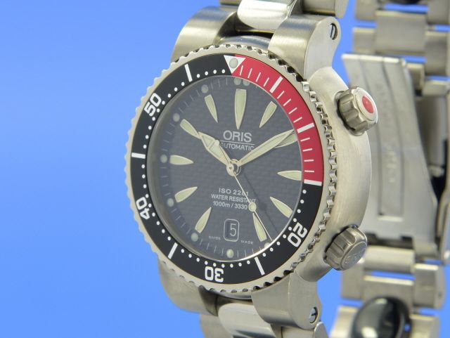 Oris Tt1 1000m Diver Titanium