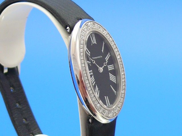 Tiffany&Co.Cocktail Watch Lady 18K Weigold Brillanten