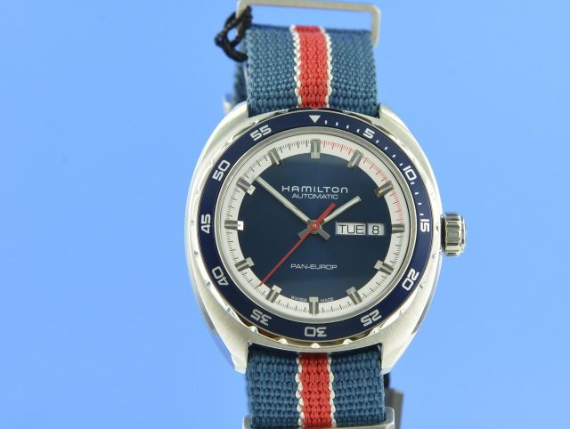 Hamilton Pan Europ Day Date Auto