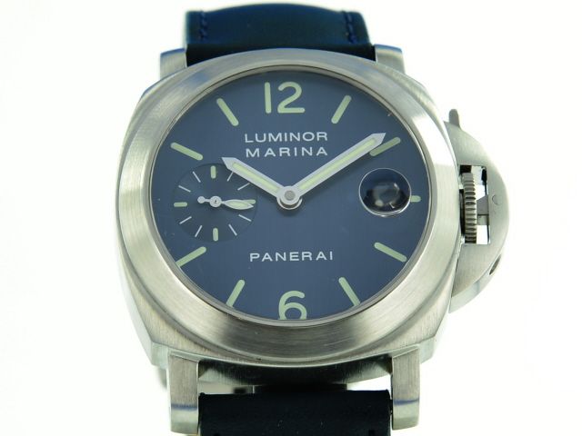 Panerai Luminor Marina Zifferblatt Blau PAM00048