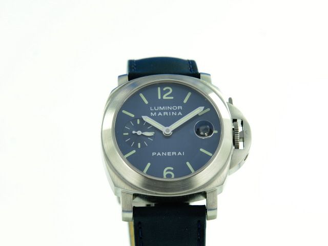 Panerai Luminor Marina Zifferblatt Blau PAM00048