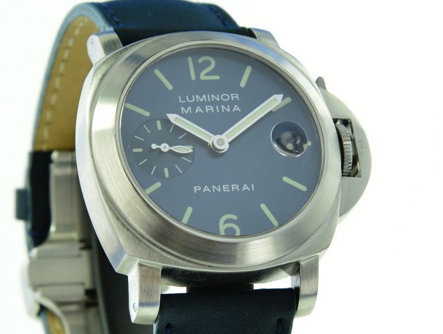 Panerai Luminor Marina Zifferblatt Blau PAM00048