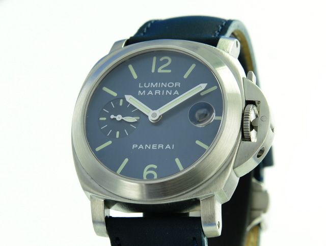 Panerai Luminor Marina Zifferblatt Blau PAM00048