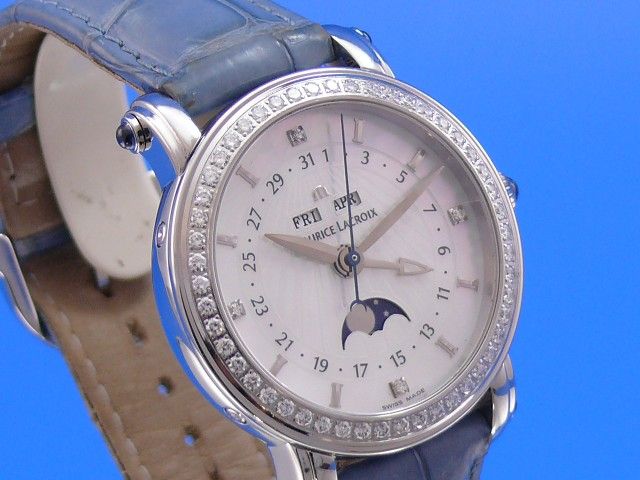 Maurice Lacroix Masterpiece Phase de Lune Diamond Damenuhr