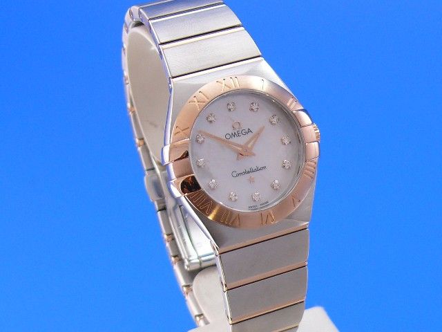 Omega Constellation Quartz 27 MoP Diamonds