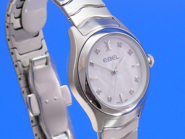 Ebel Wave Lady Quarz 30mm