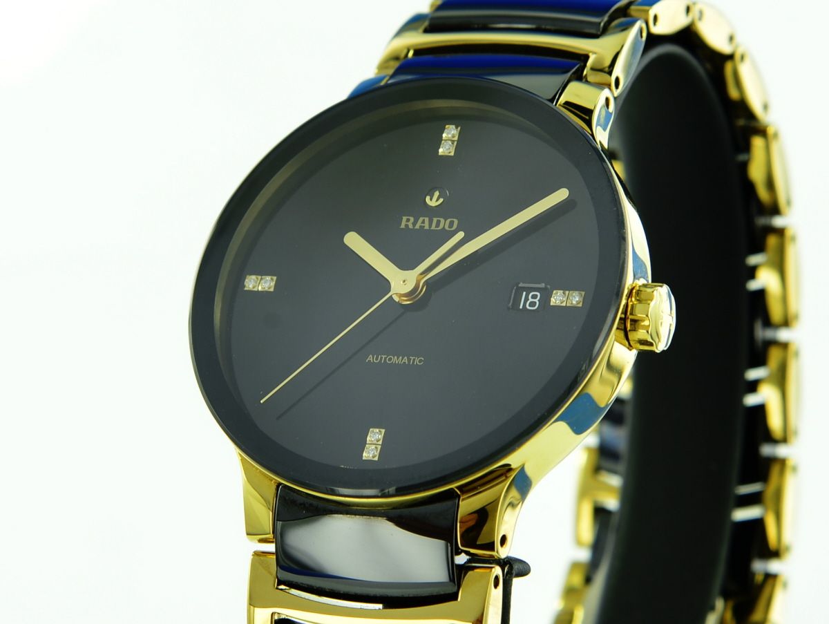 Rado Herrenuhr Centrix Diamonds Keramik Automatik