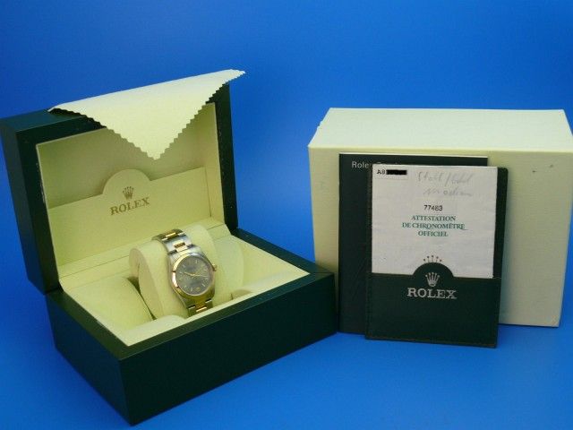 ROLEX OYSTER Perpetual Stahl/Gold Medium
